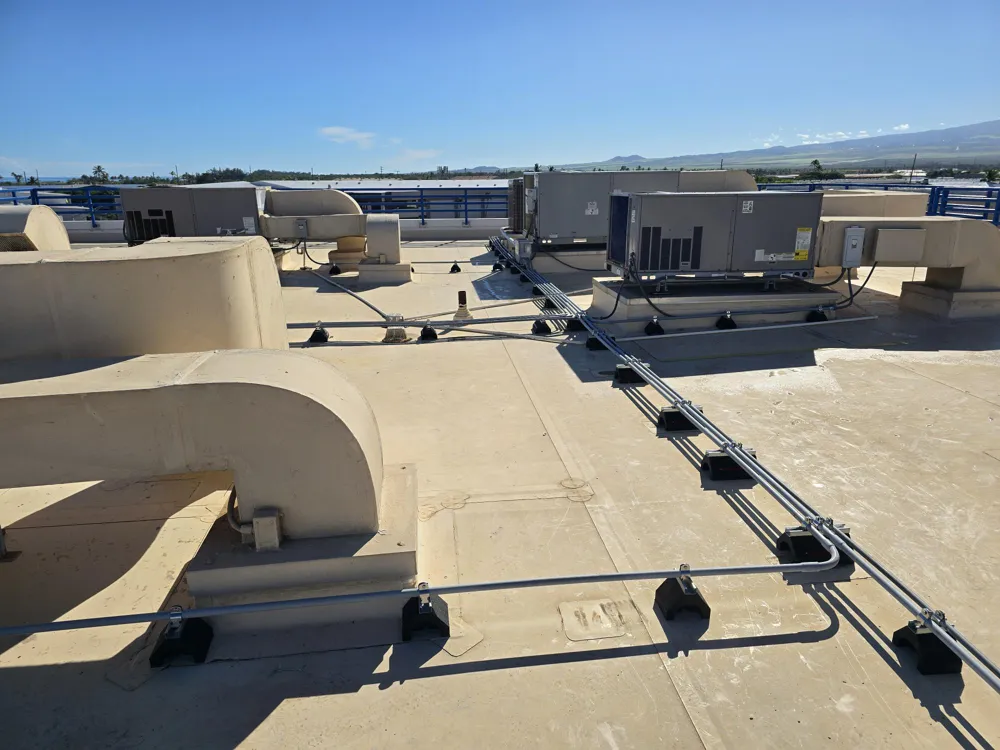 Existing solar repair & monitoring: Commercial rooftop · PV service
